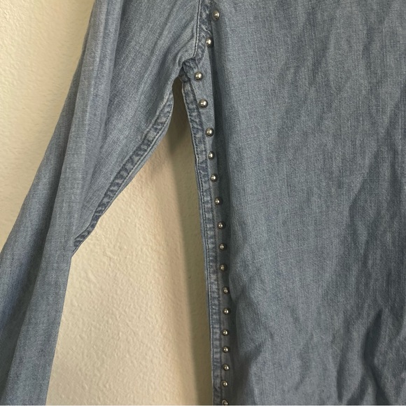 Rails Metal Studs Button Down Long Sleeve Shirt - Picture 8 of 8